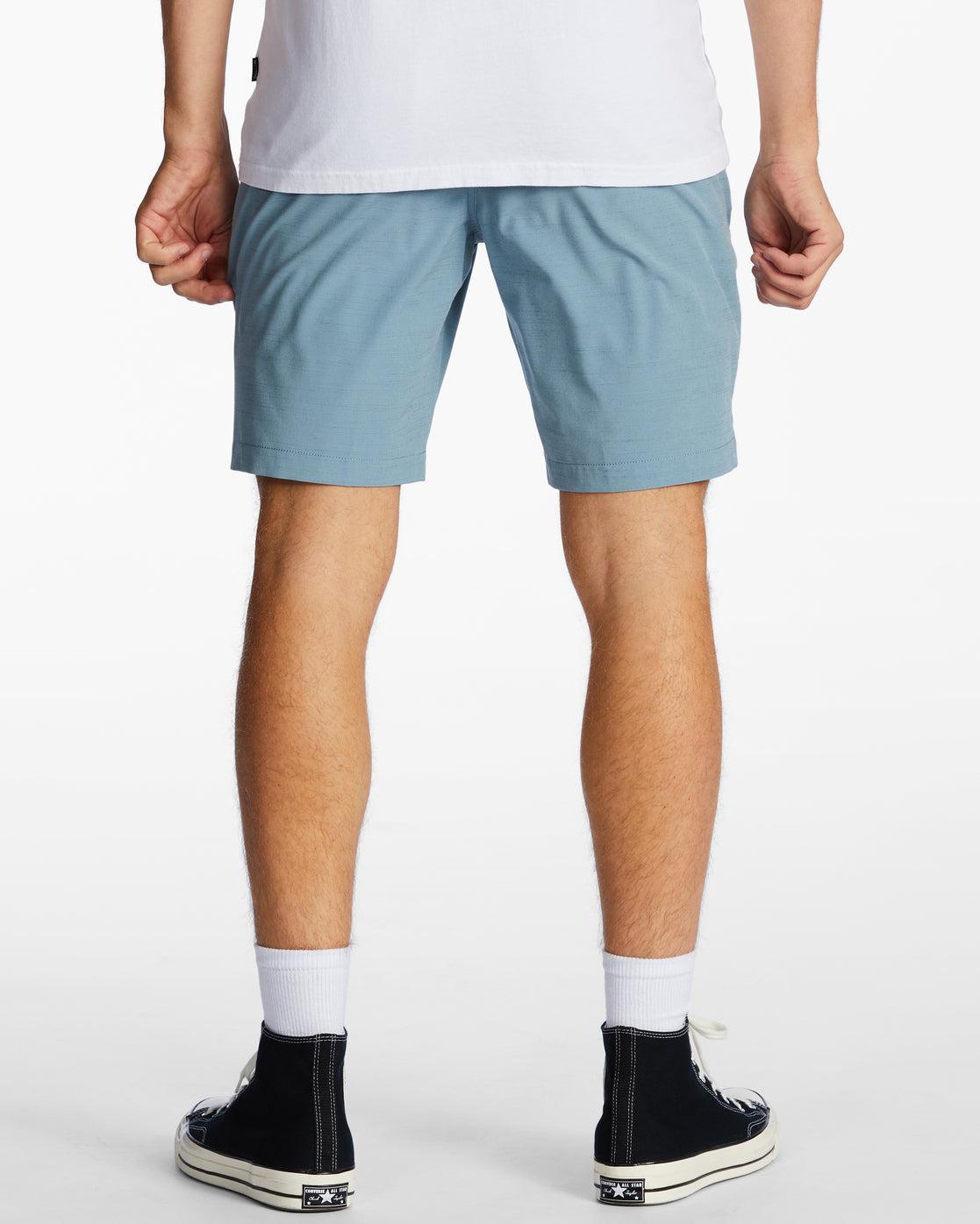 Crossfire Slub 19" Hybrid Submersible Shorts - Washed Blue Male Product Image