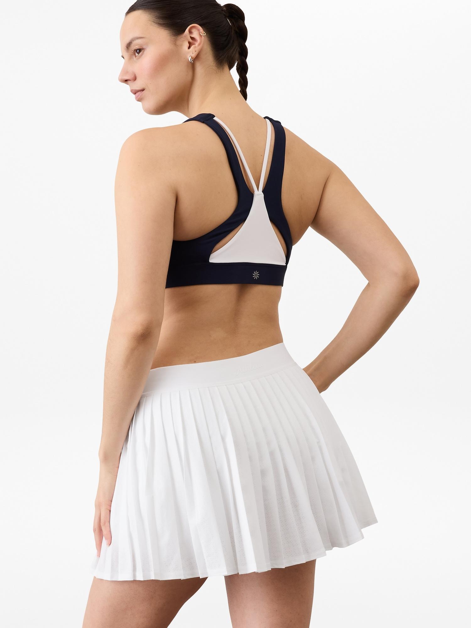 Match Point High Rise Pleated Lasercut 13 1/2" Skort Product Image