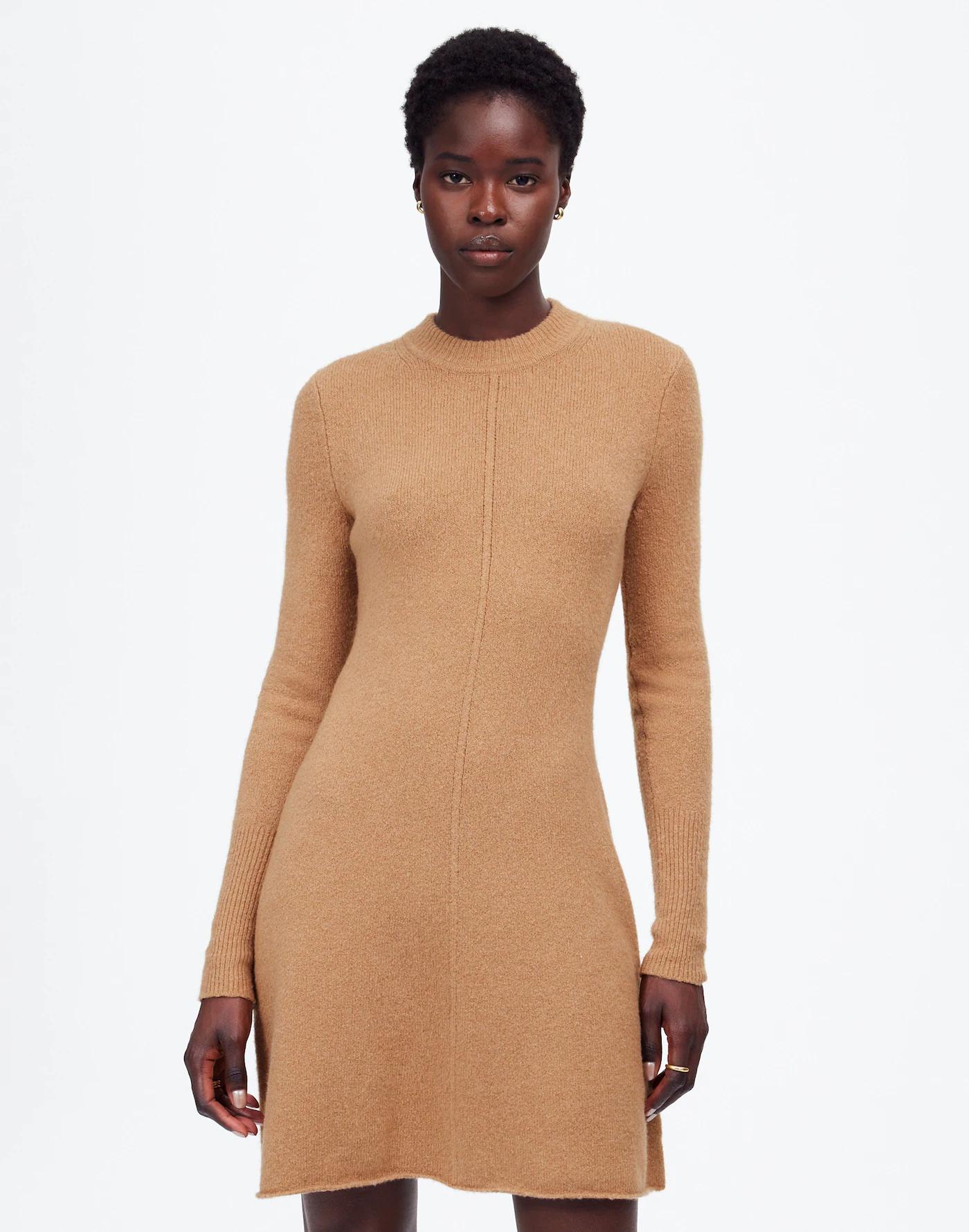 Sweater Mini Dress Product Image