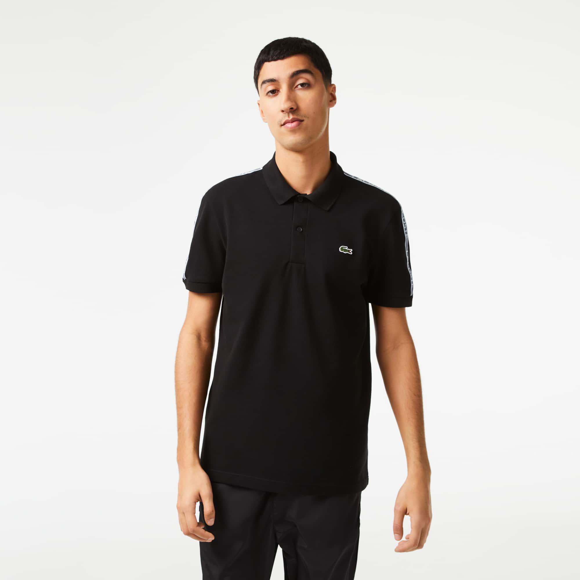 Men's Regular Fit Stretch Piqué Logo Polo Product Image