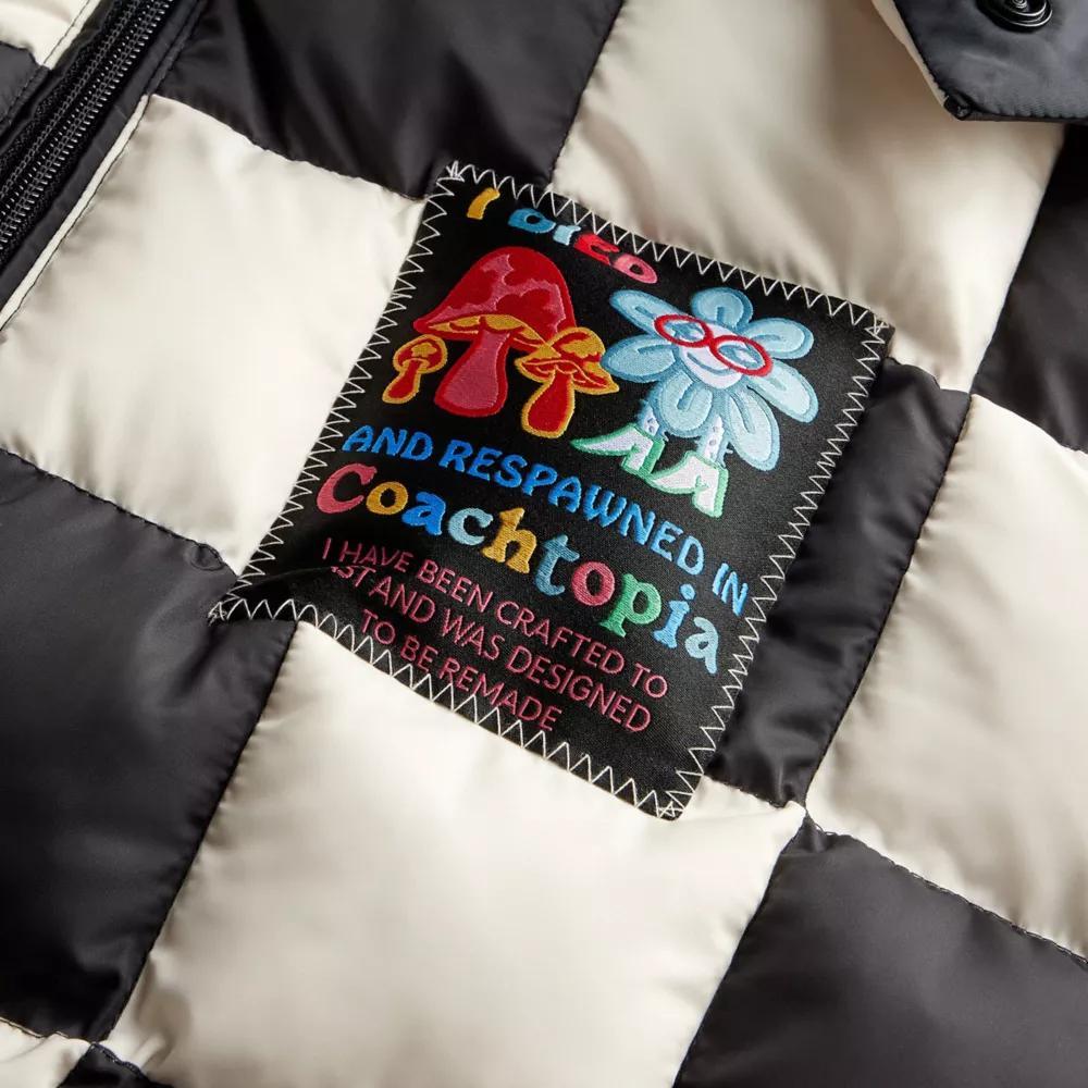 Coachtopia Loop Puffer Jacket With Checkerboard Quilting Product Image