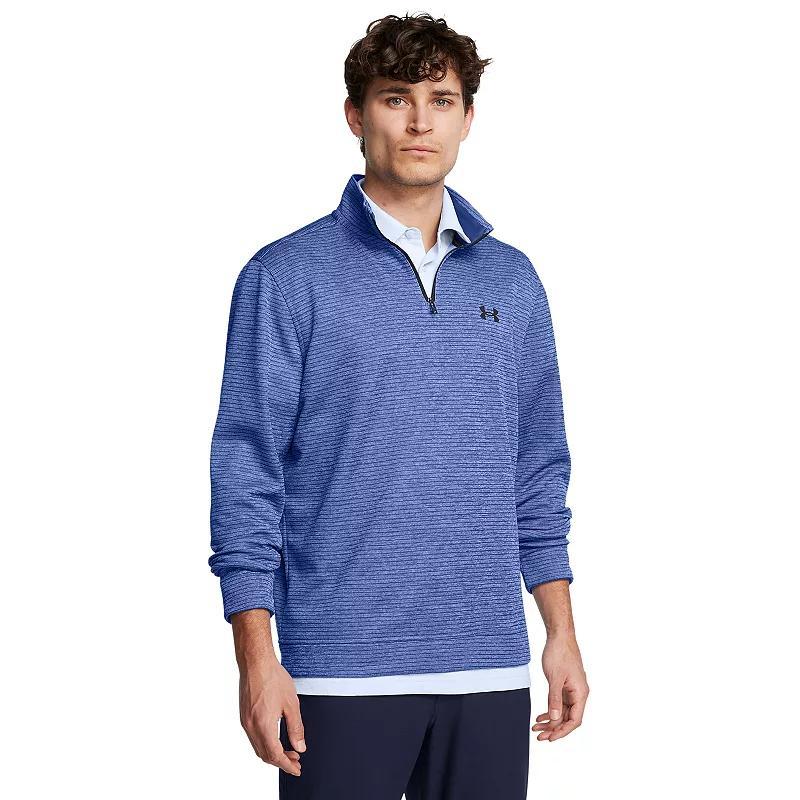 Big & Tall Under Armour Storm Quarter Zip Fleece, Men's, Size: 3XL Tall, Tech Blue Product Image