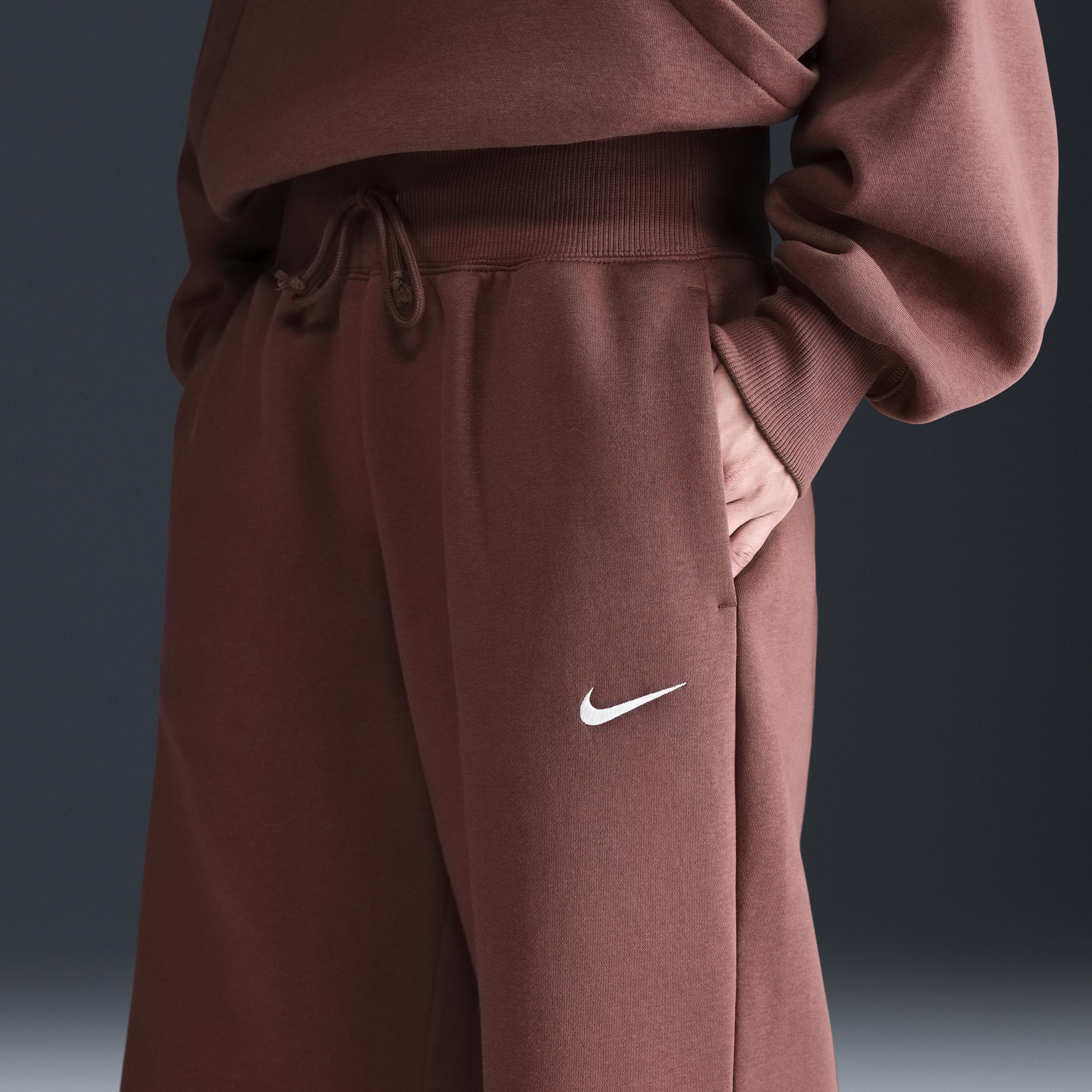 Women's Nike Sportswear Phoenix Fleece High-Waisted Wide-Leg Sweatpants Product Image