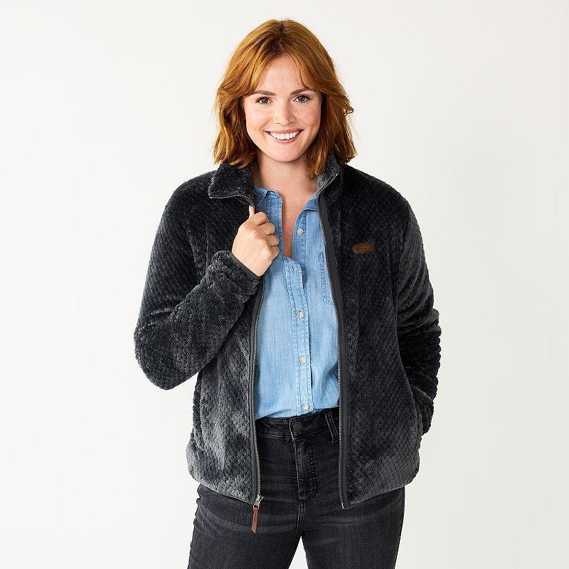 Women's Columbia Fireside Sherpa Fleece Jacket, Size: XXL, Chalk Product Image