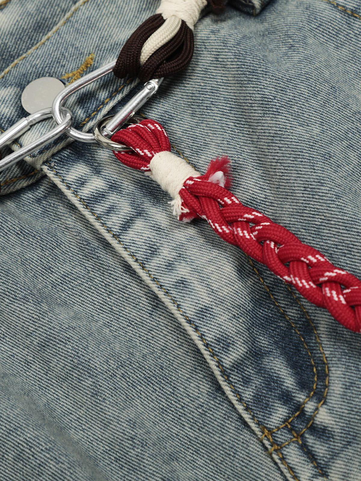 Aelfric Eden Rope Washed Baggy Barrel Jeans Product Image