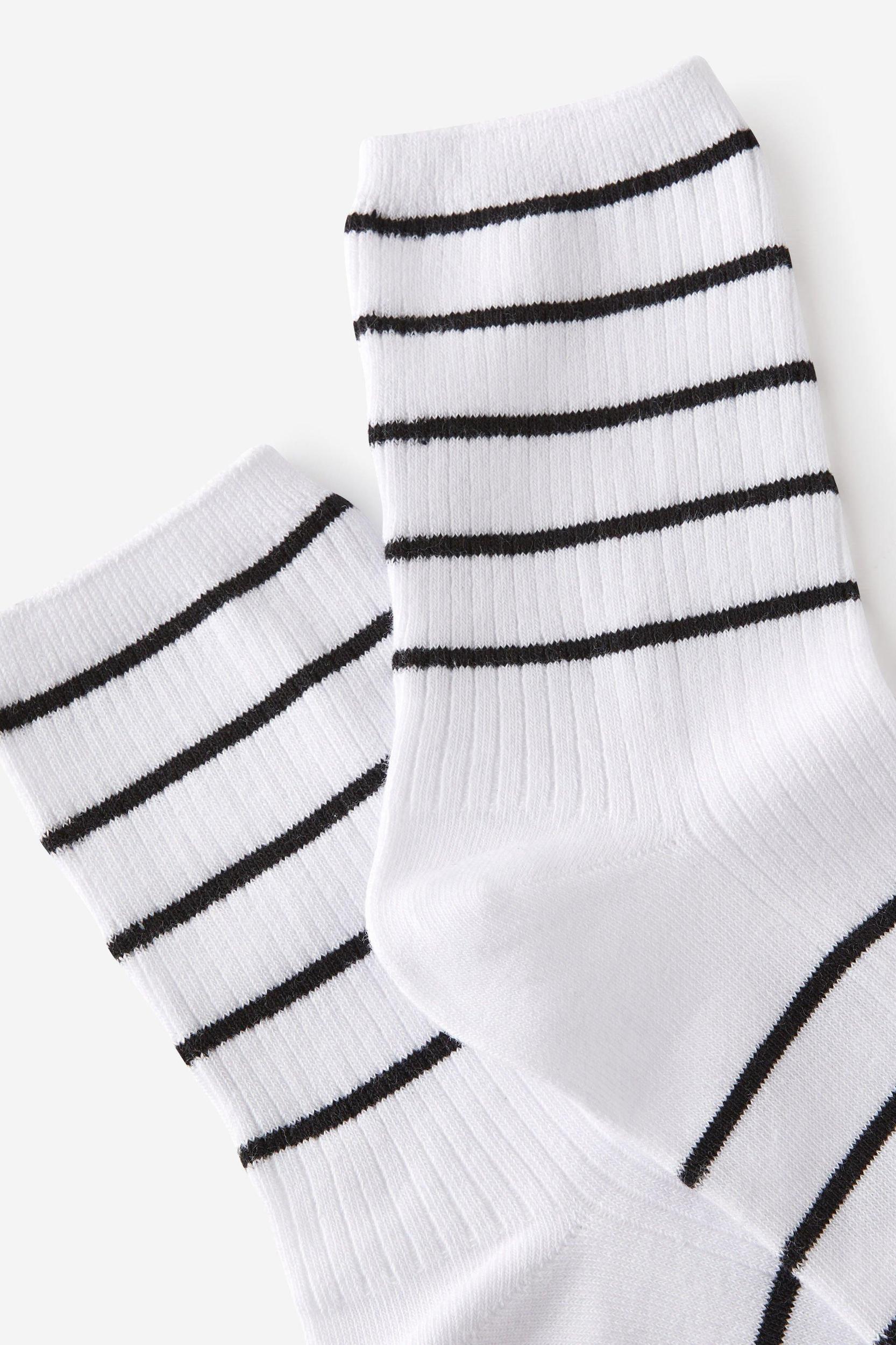 Stripe Ribbed Crew Sock Product Image