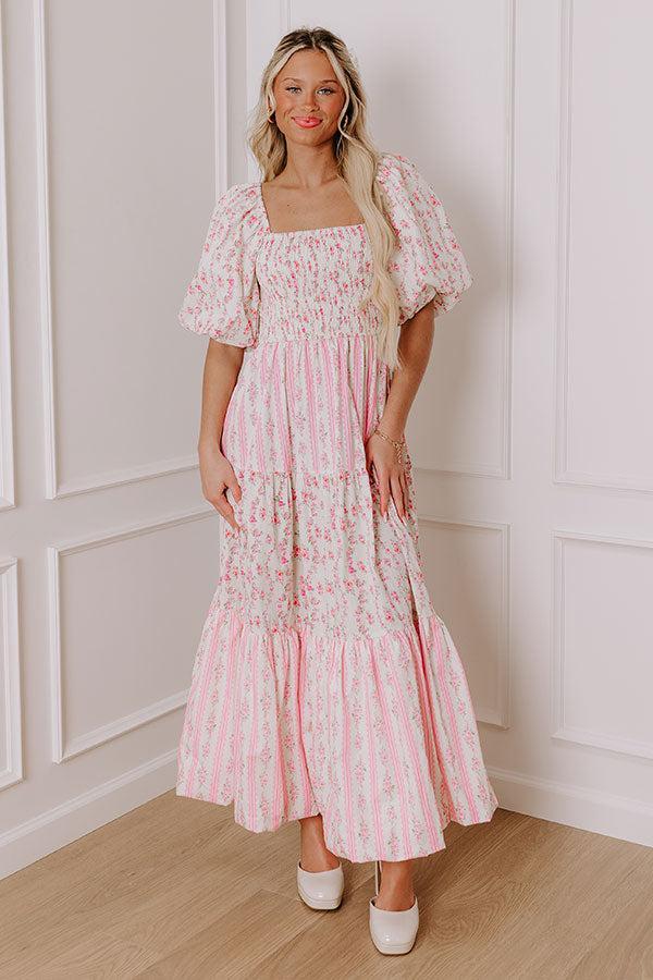 Graceful Appearance Floral Maxi Dress Product Image
