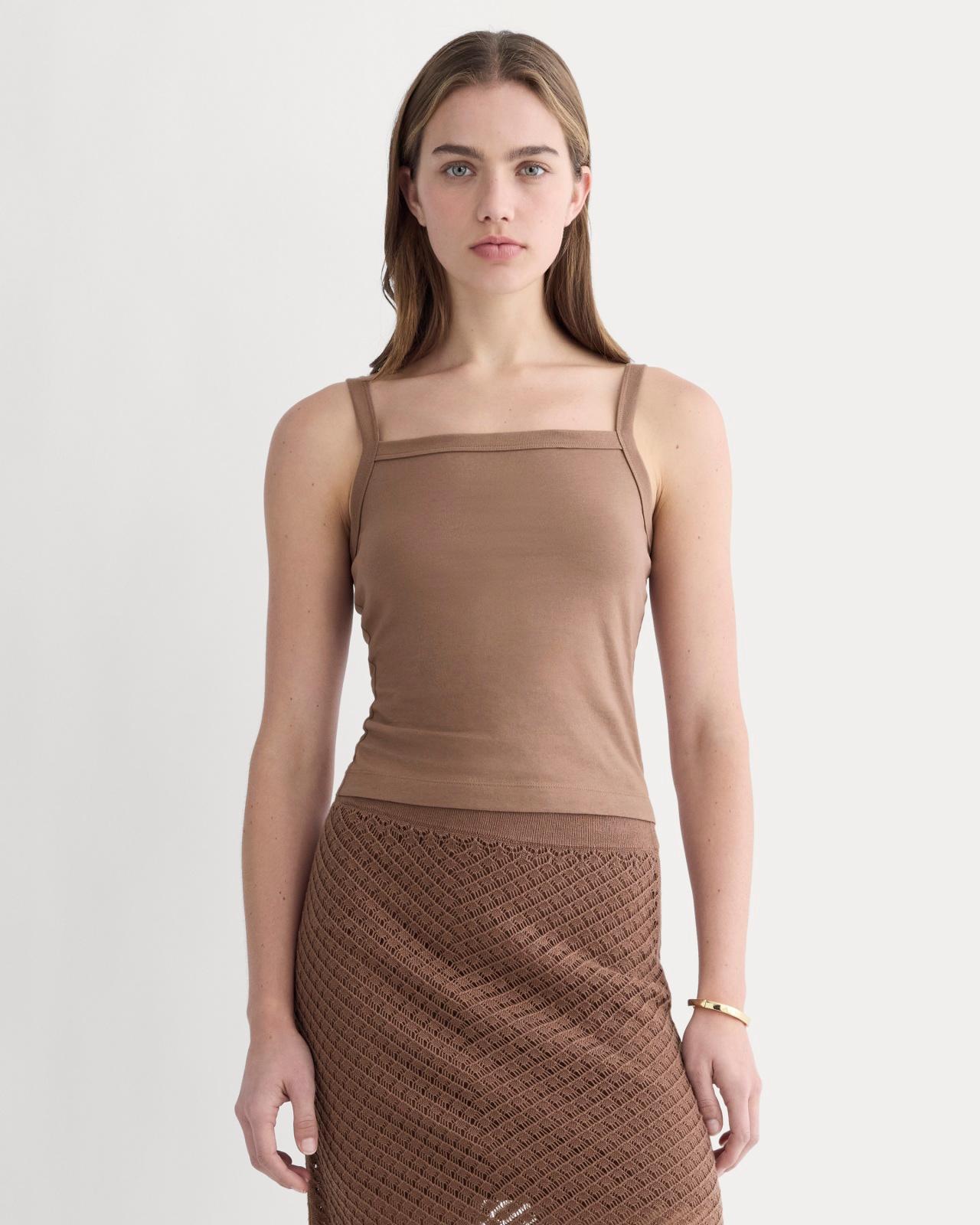 Womens Essential Square-Neck Tank by Everlane Product Image