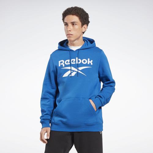 Reebok Mens Reebok Identity Big Logo Fleece Hoodie - Mens Vector Blue Product Image