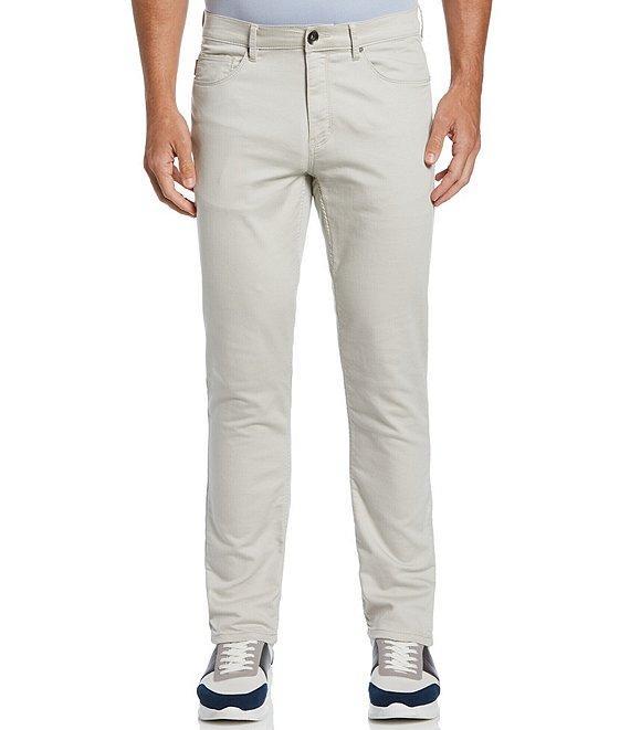 Perry Ellis Slim Fit Stretch Anywhere 5-Pocket Pants Product Image