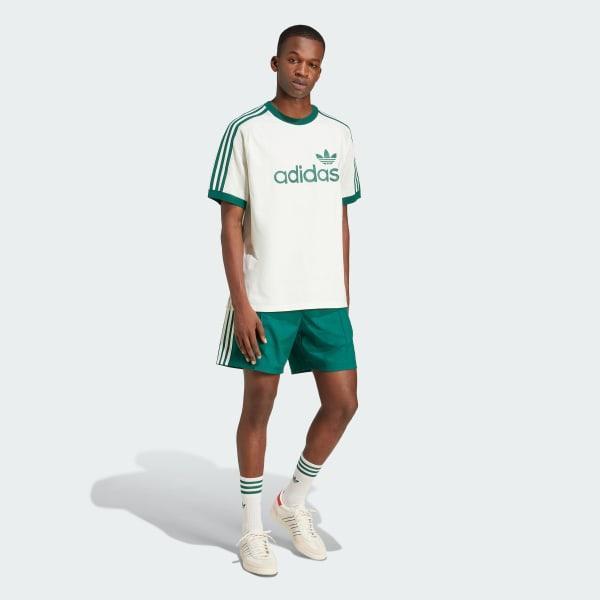 adidas Premium Knitted Tee Clear Sky XS Mens Product Image