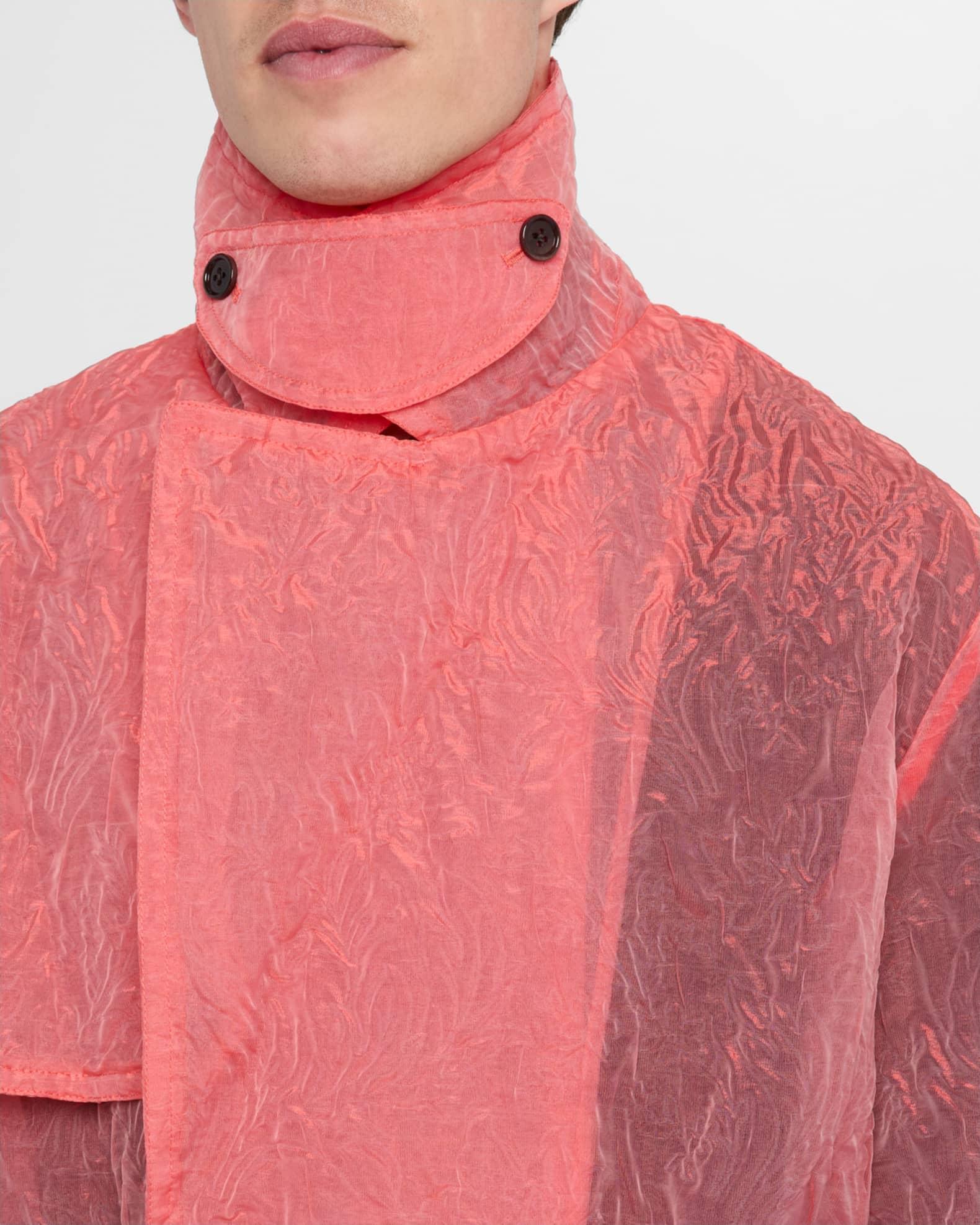Men's Ralphie Semi-Sheer Trench Coat Product Image