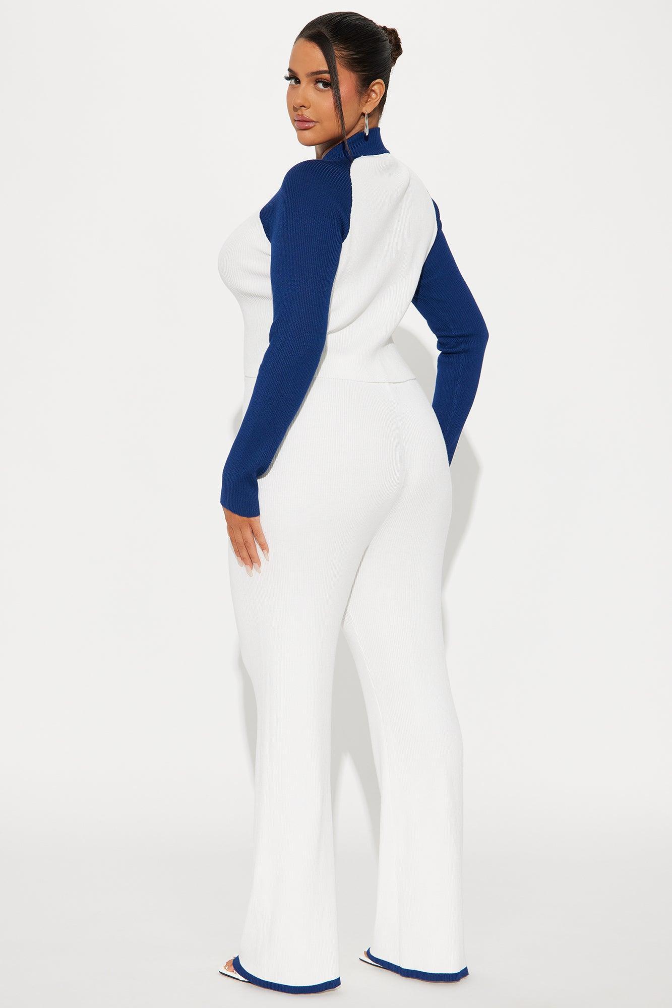 Alizha Sweater Pant Set - Ivory/combo Product Image