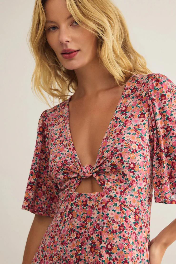Mavis Dluce Floral Midi Dress Product Image