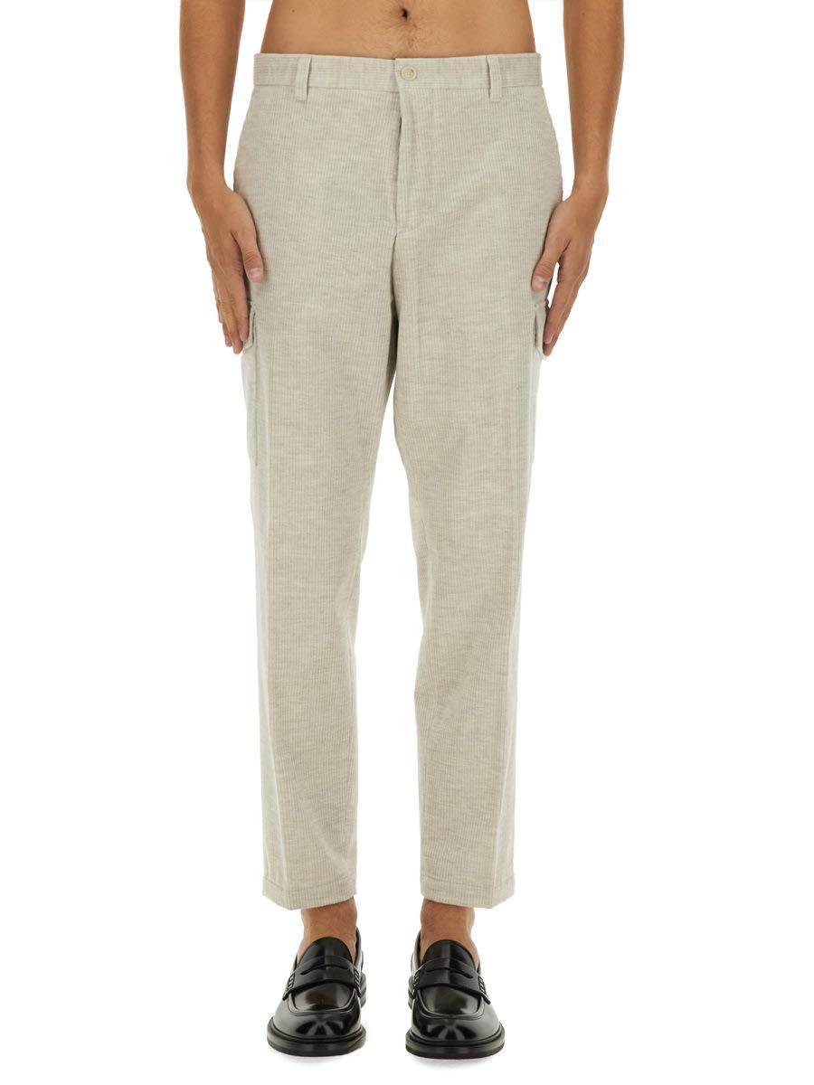 HUGO BOSS Straight Leg Pants In Beige Product Image