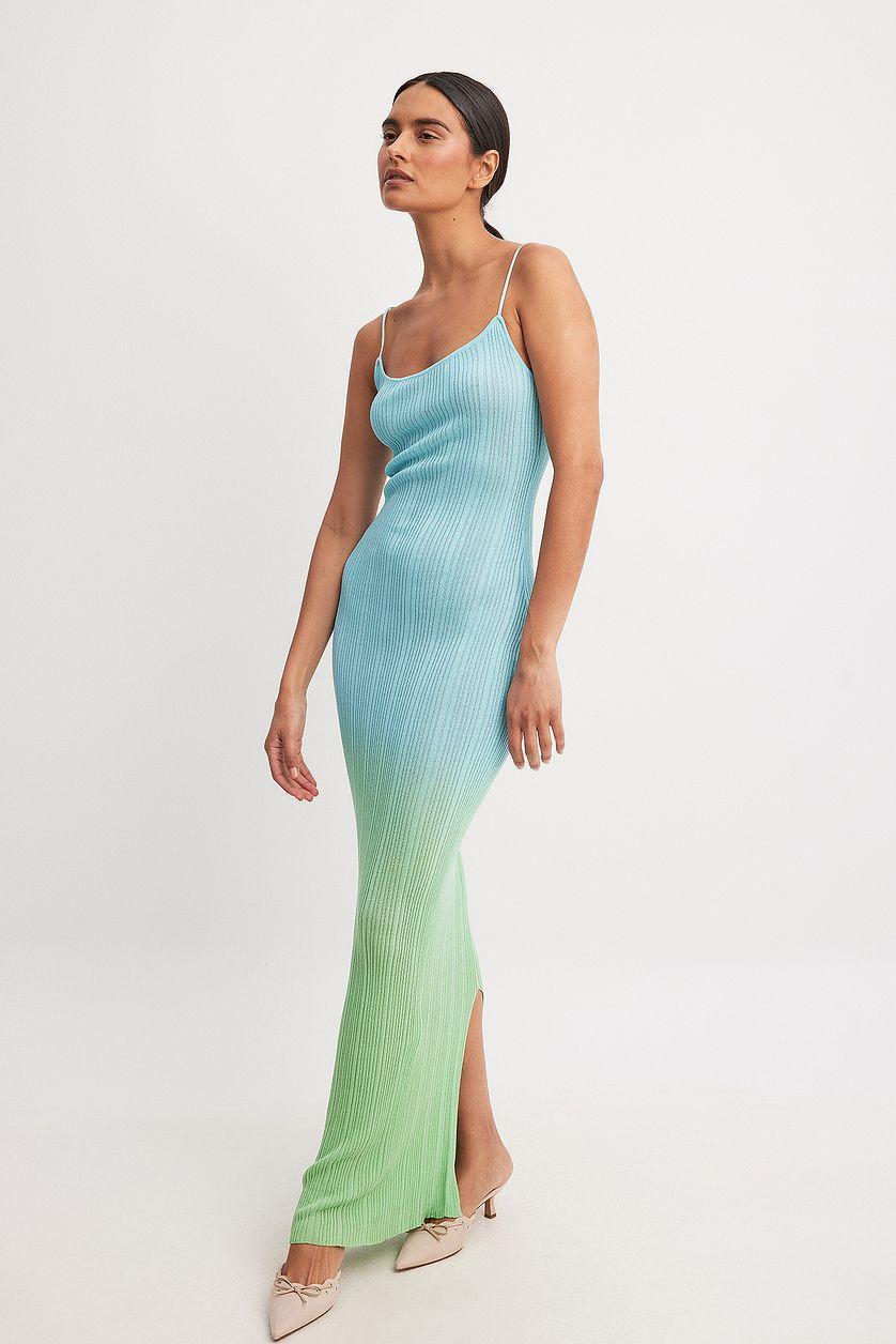 Knitted Ombre Maxi Dress Product Image