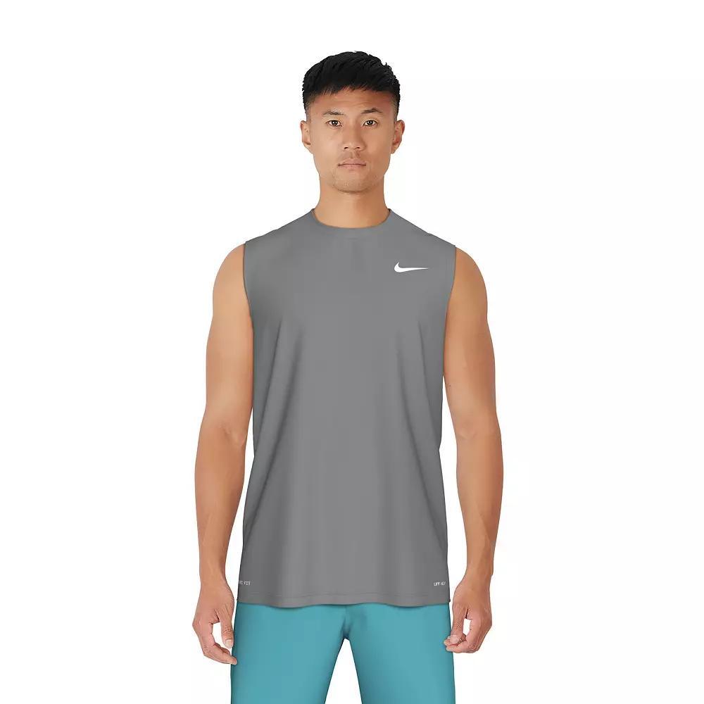 Mens Nike Dri-FIT UPF 40+ Essential Sleeveless Hydroguard Swim Tee Product Image