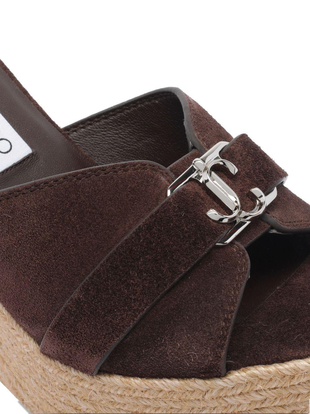 100mm Leda wedge sandals Product Image