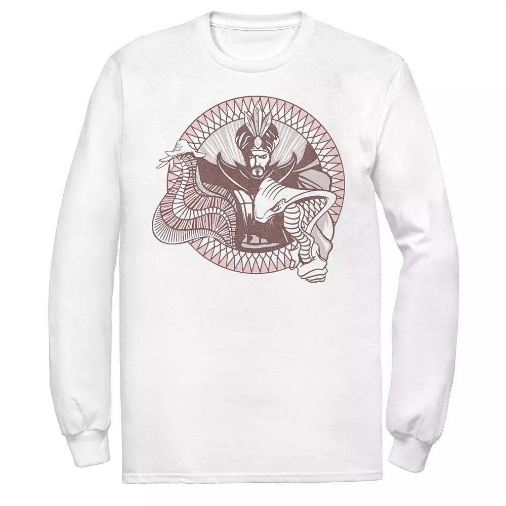 Disney's Aladdin Men's Jafar Long Sleeve Graphic Tee, Size: XL, White Product Image