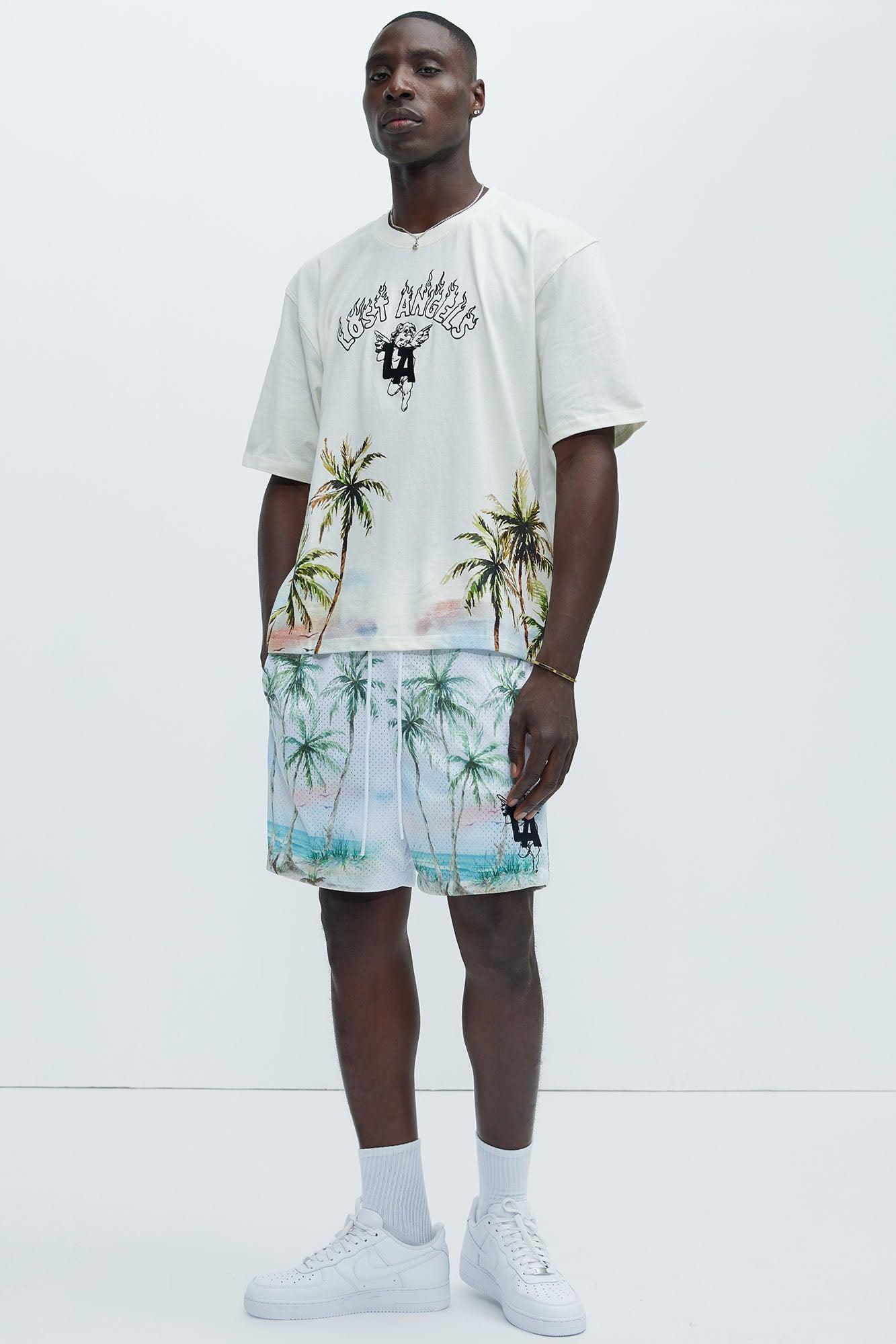 Lost Angeles Paradise Short Sleeve Tee - Off White Product Image