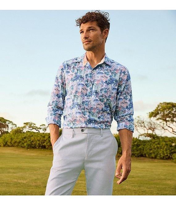 Tommy Bahama Nova Wave Amalfi Gardens Stretch Seersucker Long Sleeve Woven Shirt Product Image