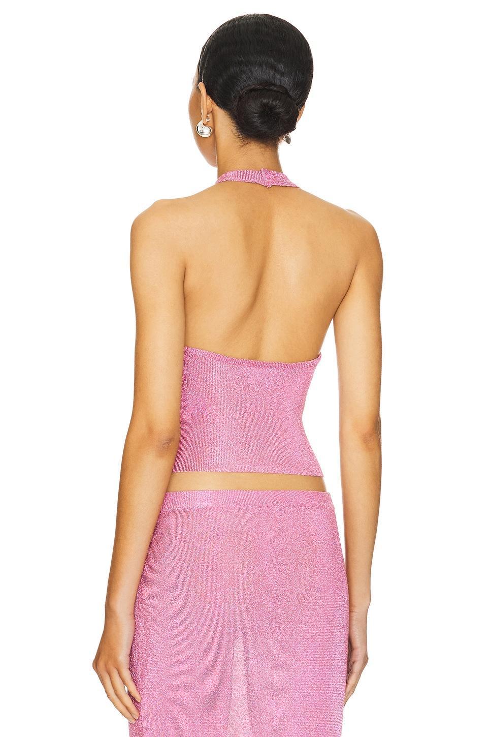 Minnie Metallic Knit Halter SER.O.YA Product Image