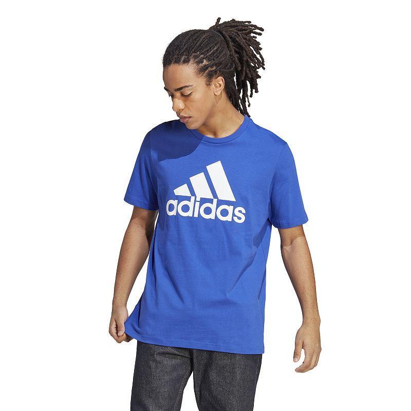 adidas Badge Of Sport Short Sleeve Tee (Semi Lucid ) Men's Clothing Product Image