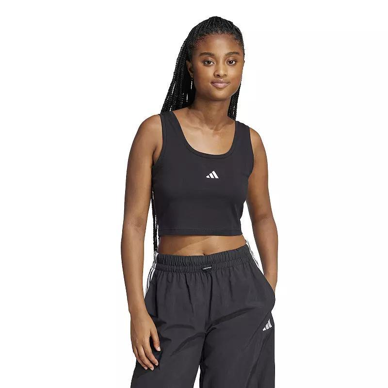 Womens adidas Essentials Small Logo Slim-Fit Sportswear Tank Top Product Image