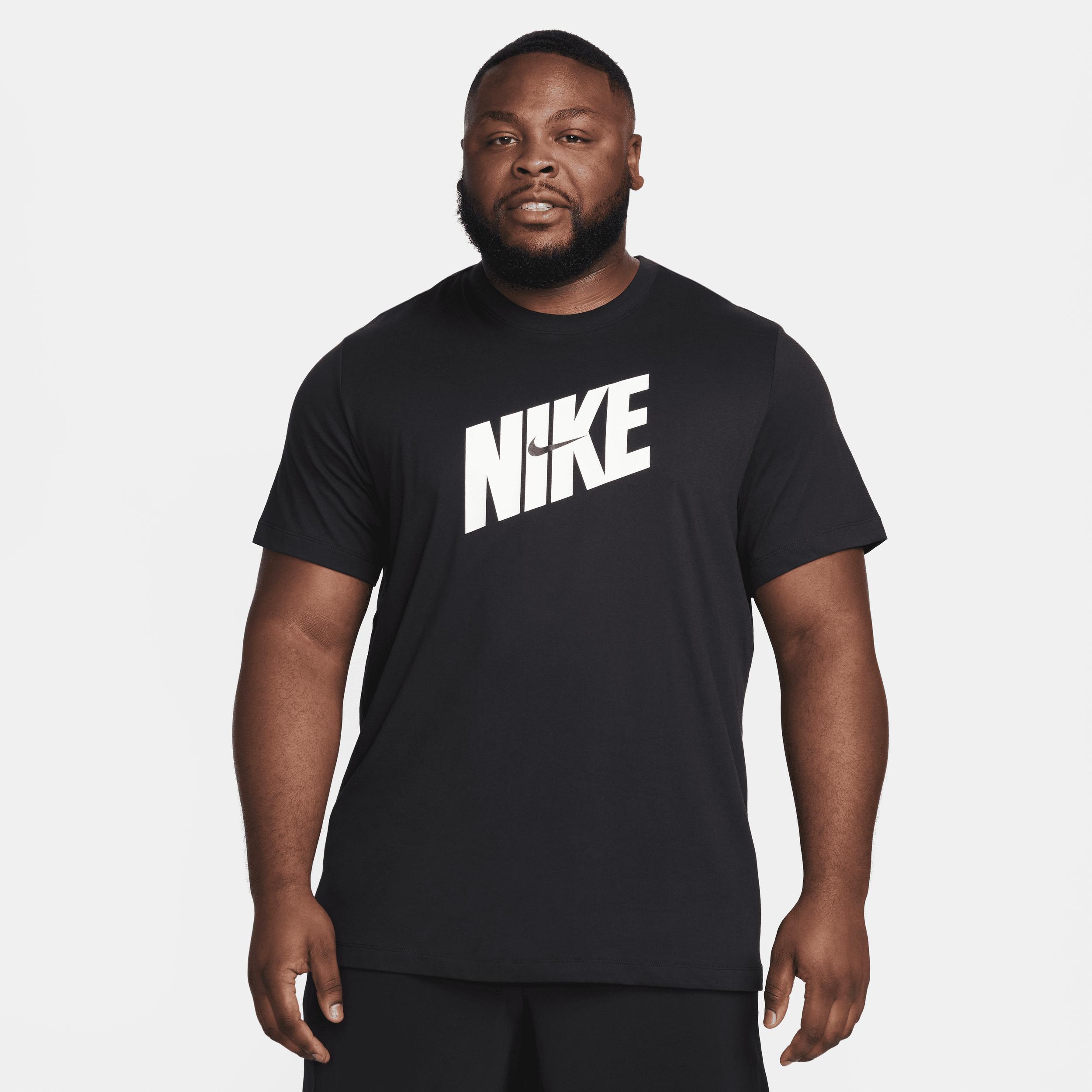 Nike Mens Dri-FIT HBR Novelty T-Shirt - Black/White Product Image