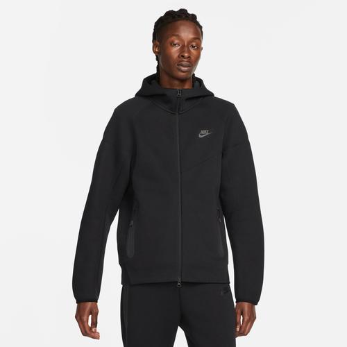 Nike Tech Fleece full zip hoodie in gray Product Image