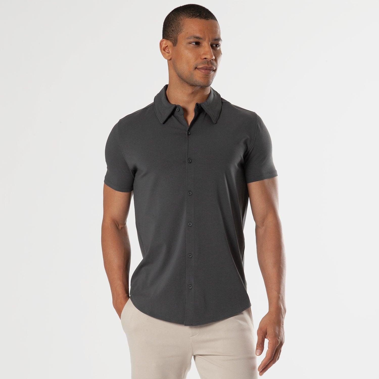 Core Color Short Sleeve Knit Shirt 3-Pack Product Image