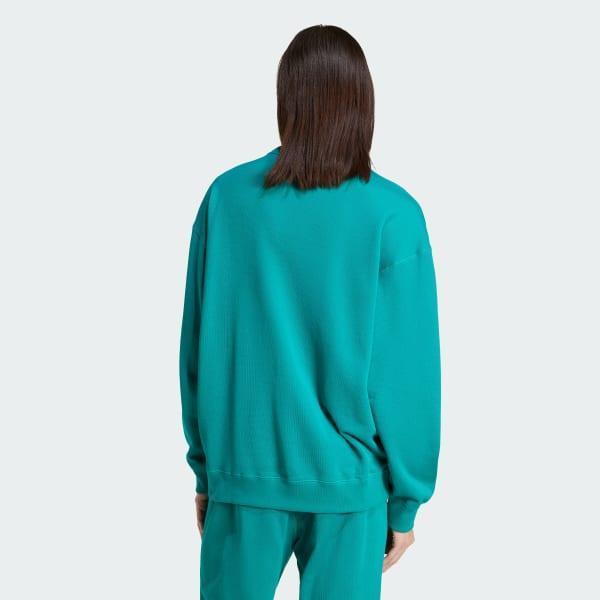 adidas Equipment Reflective Crewneck Sweatshirt Equipment Green M Mens Product Image