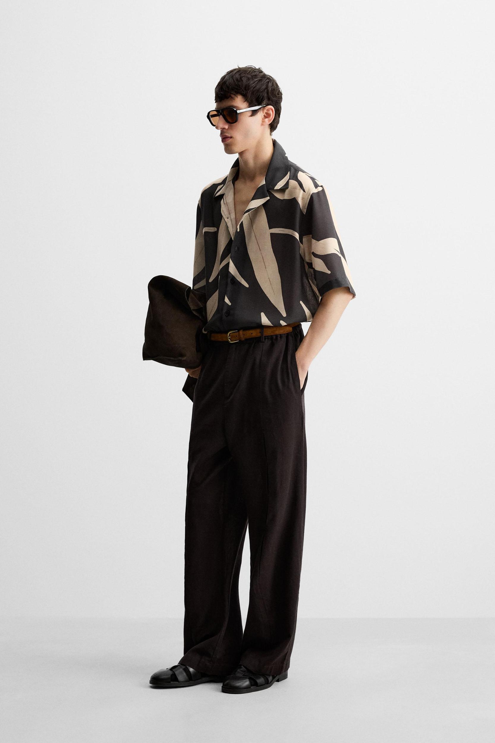 LEAF PRINT SHIRT Product Image