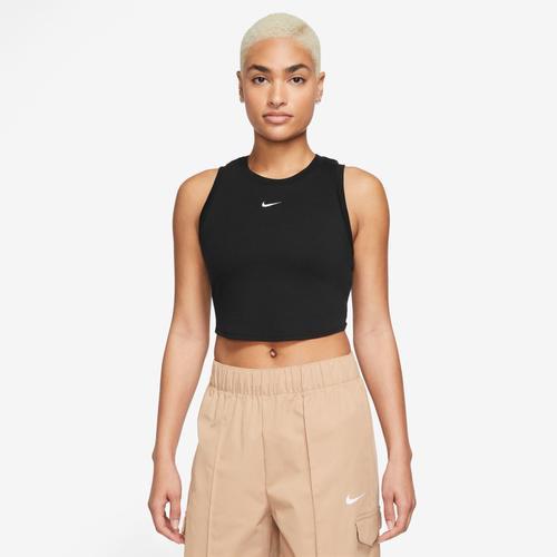 Nike Sportswear Chill Knit Women's Tight Cropped Mini-Rib Tank Top Product Image