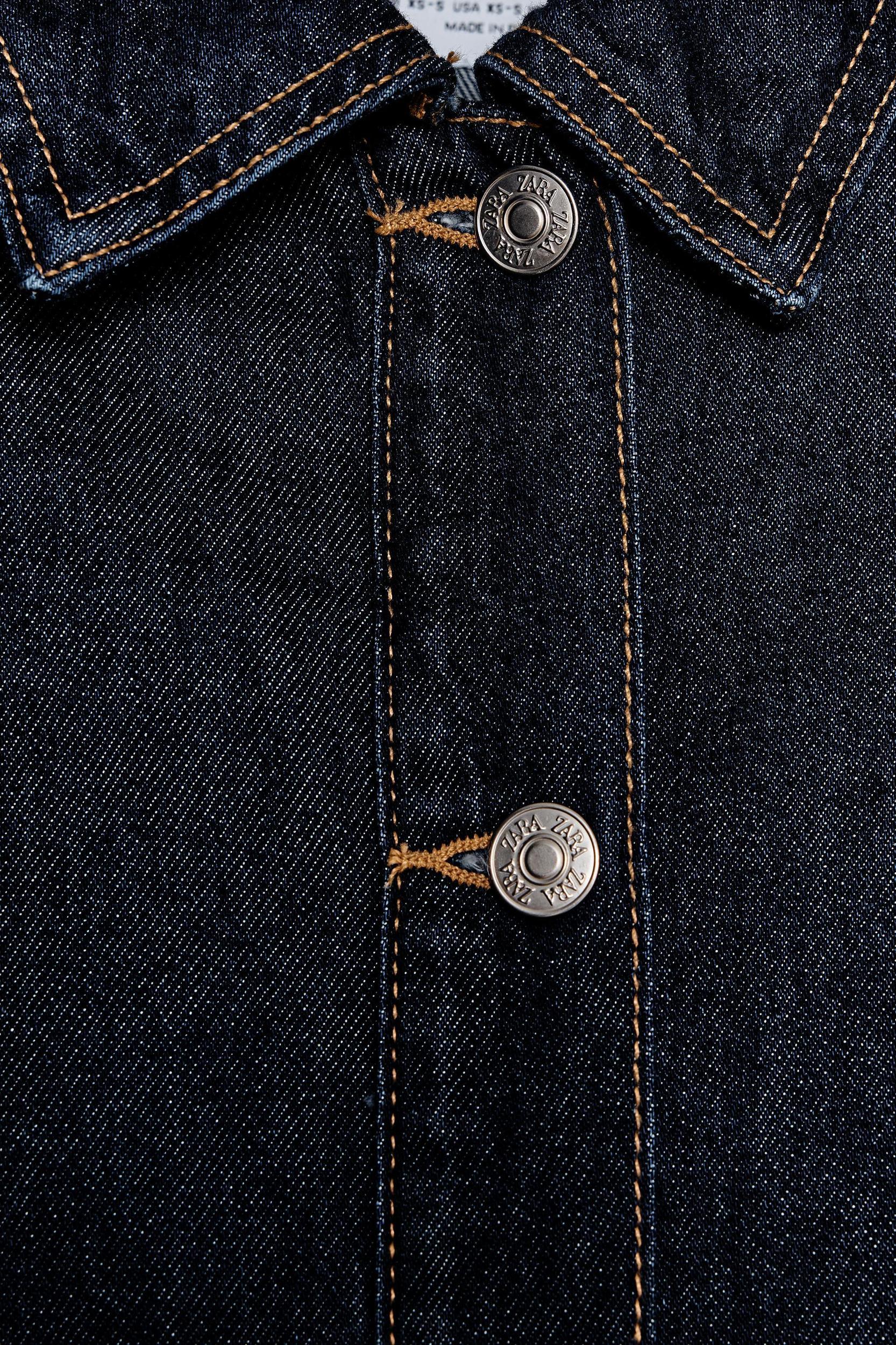 TRF OVERSIZED DENIM OVERSHIRT Product Image