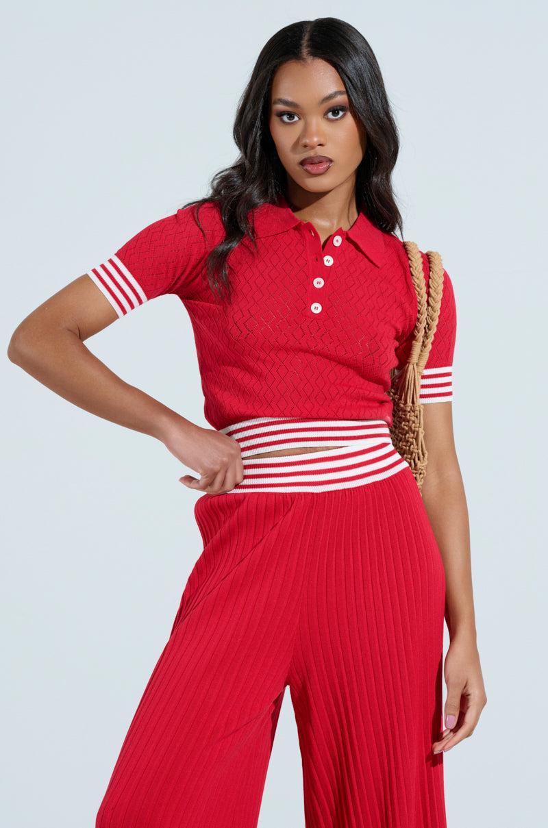 GET WITH IT CROP SWEATER Product Image