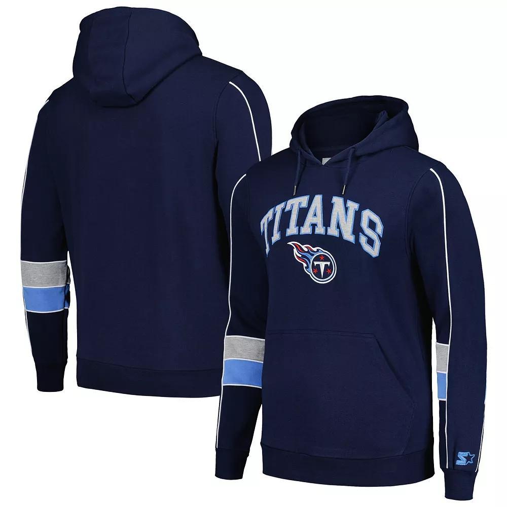 Men's Starter Royal Buffalo Bills Captain Pullover Hoodie, Size: 2XL, Blue Product Image
