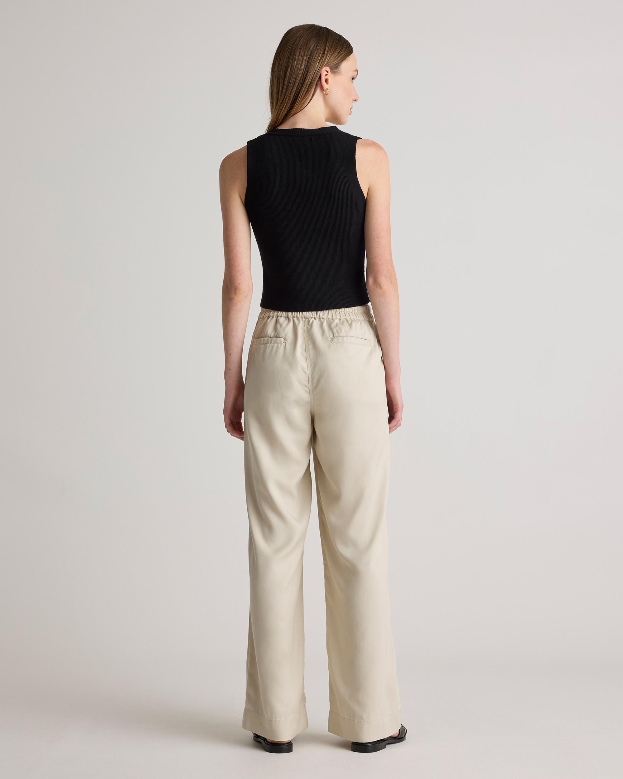 Quince | Women's Vintage Wash Tencel Wide Leg Pants Size XS Product Image