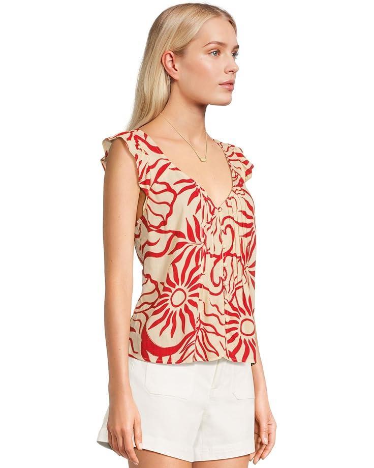 Shirred Sleeveless Tank Product Image