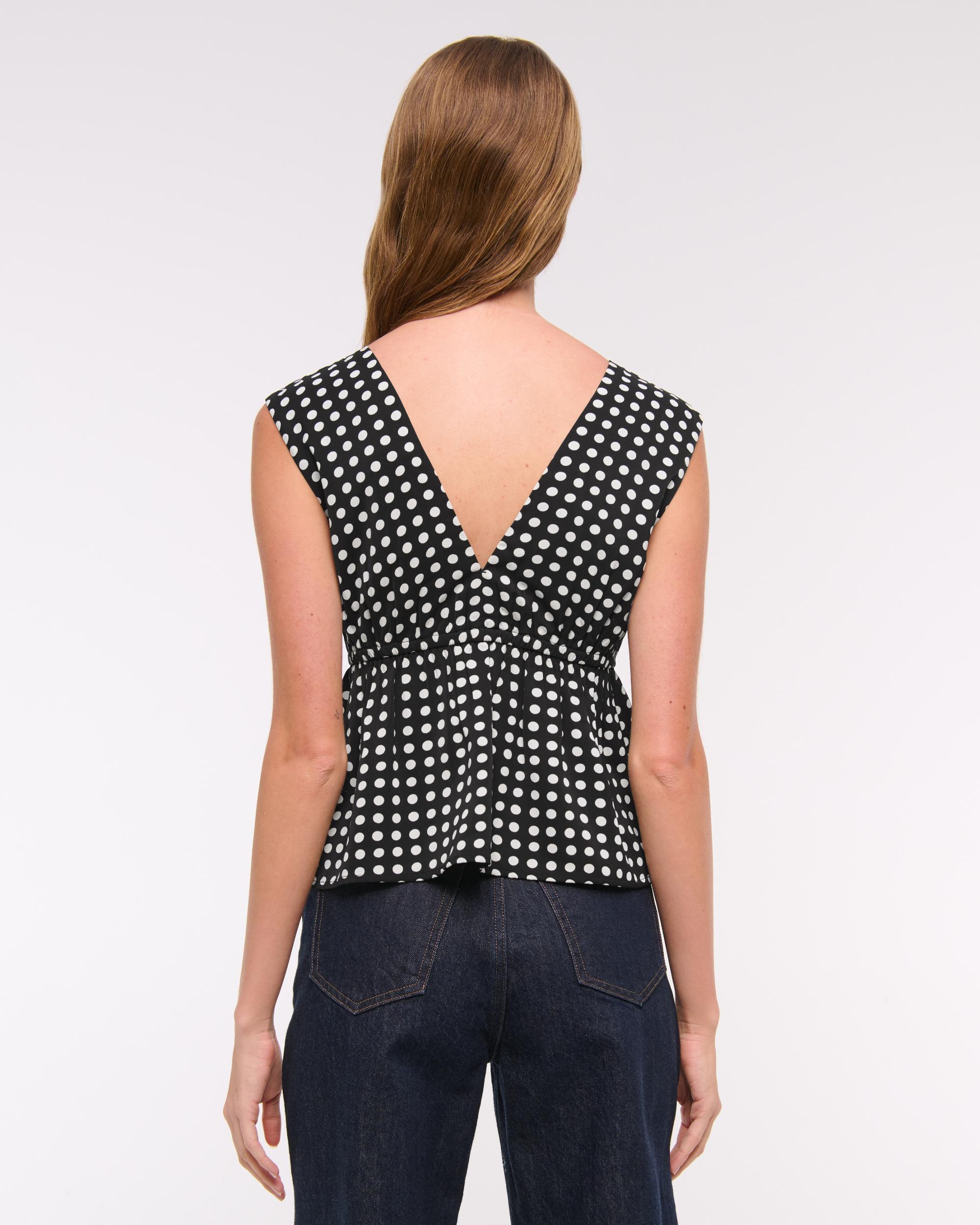 Plunge Tie-Front Top Product Image
