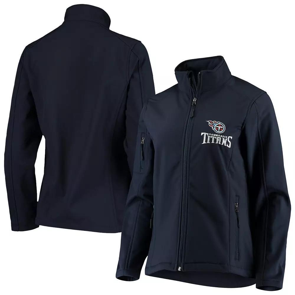 Womens Tennessee Titans Full-Zip Sonoma Softshell Jacket Blue Product Image