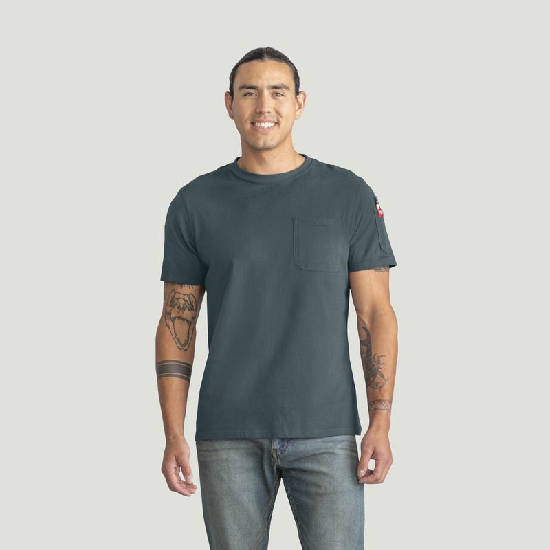Red Kap Men's Slim Fit Cotton Pocket T-Shirt Product Image