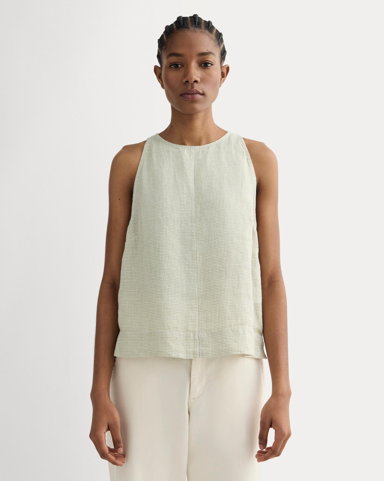 Womens Linen High-Neck Tank by Everlane Product Image