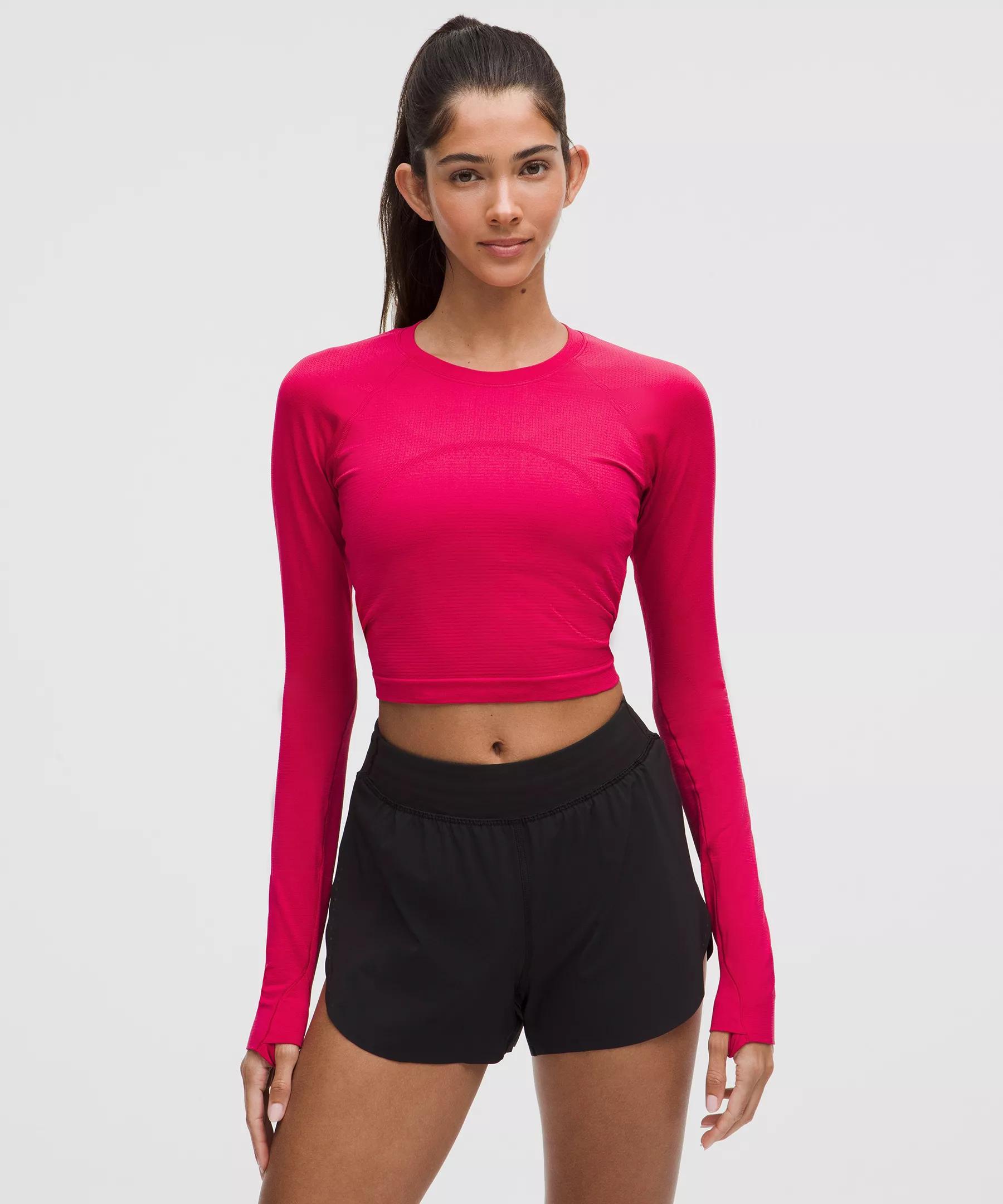 Swiftly Tech Cropped Long-Sleeve Shirt 2.0 Product Image