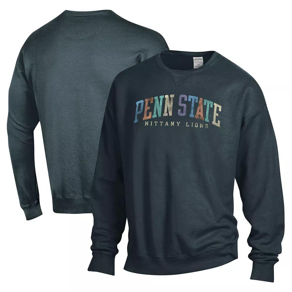 Unisex ComfortWash Gray Miami Hurricanes Oversized Pullover Sweatshirt, Womens Product Image