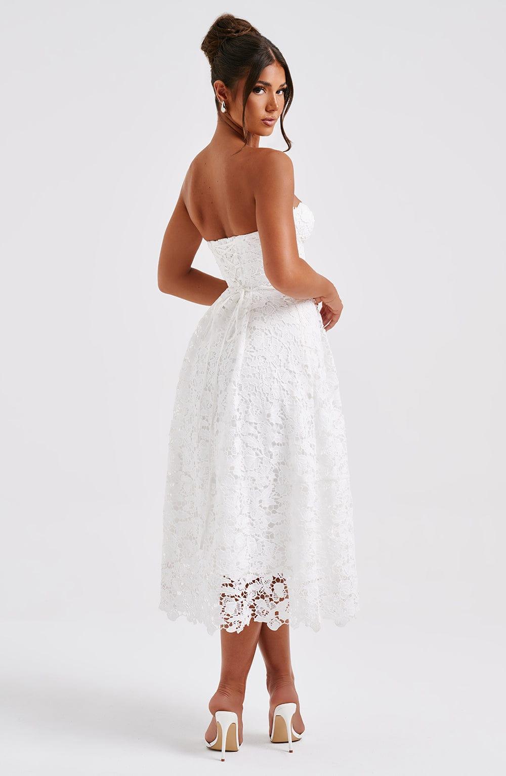 Ishani Midi Dress - Ivory Product Image