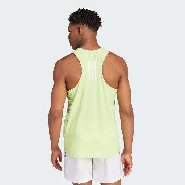 adidas Own The Run Tank Top White S Mens Product Image