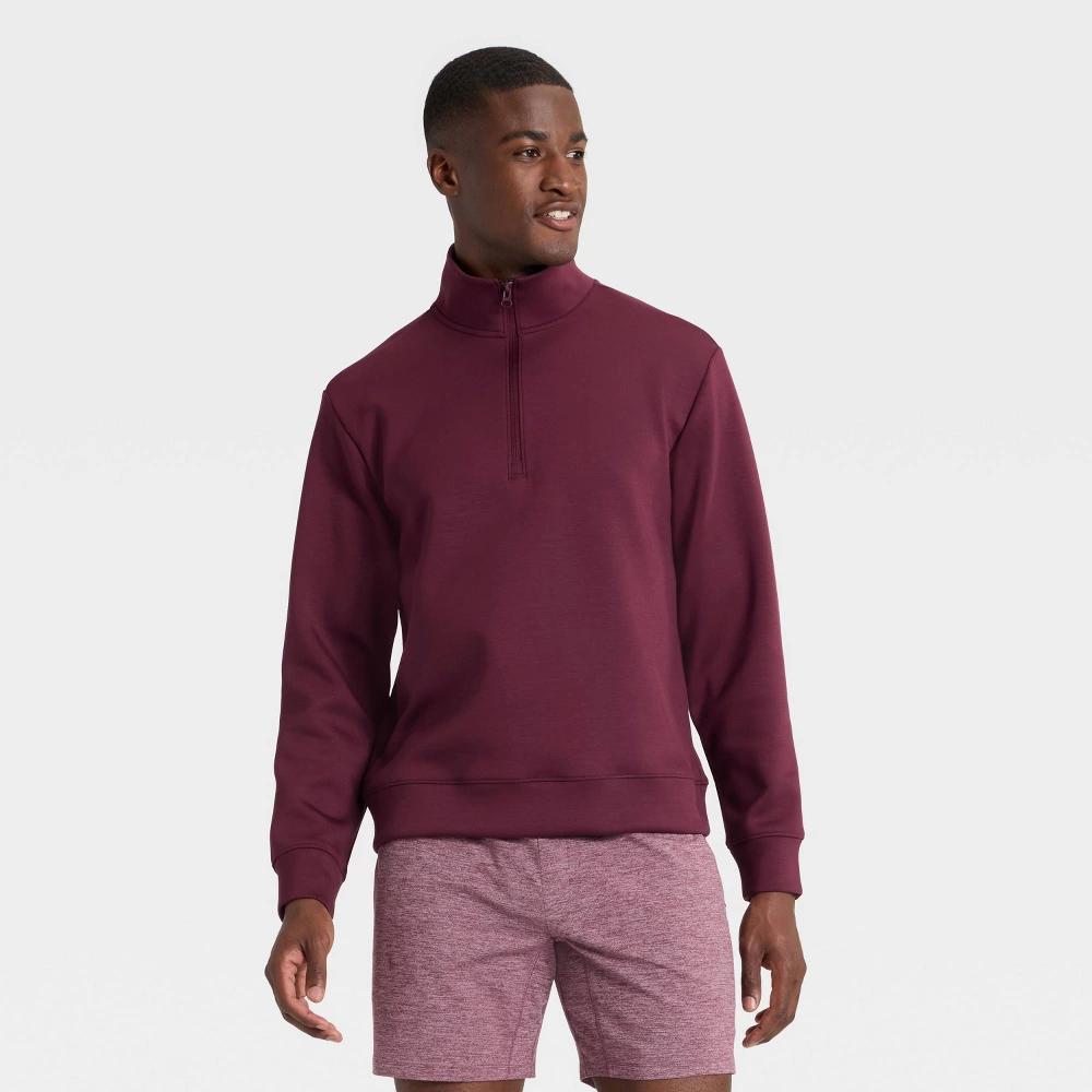Men's Sleek Spacer Half Zip Sweatshirt - All In Motion™ Product Image
