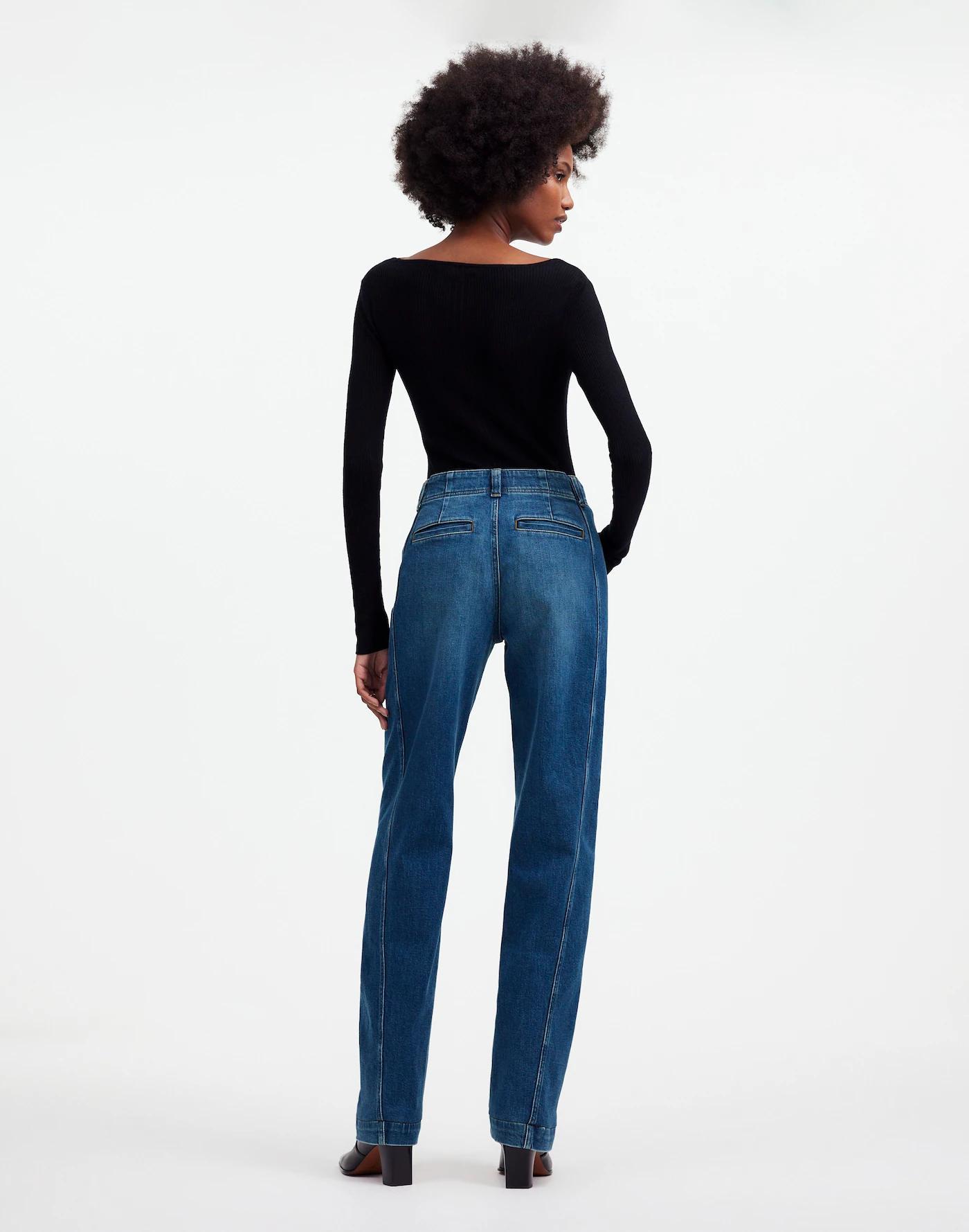 Tapered Denim Trousers Product Image