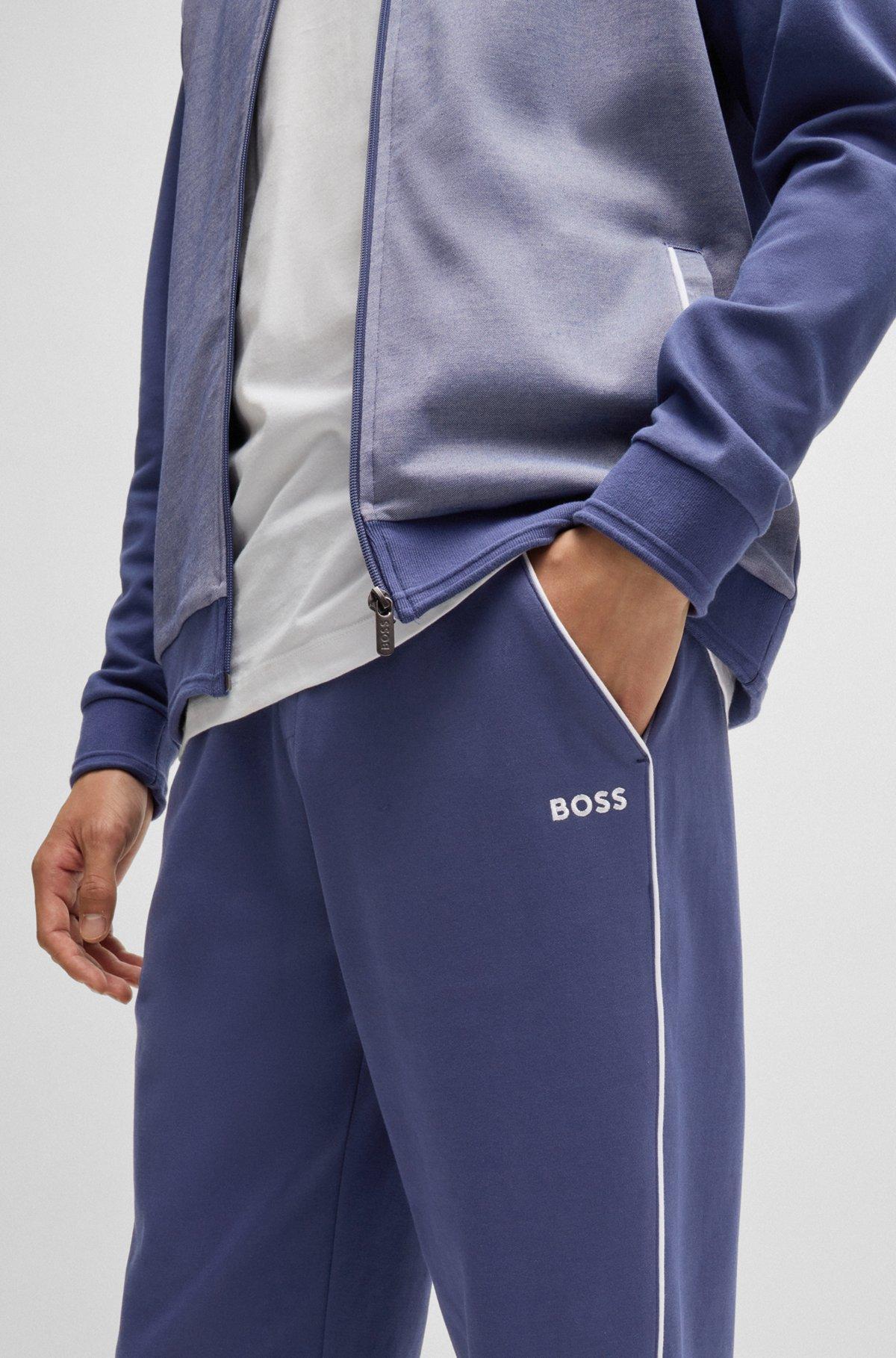 Tracksuit bottoms with contrast piping Product Image